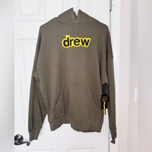 Drew House Brown Olive Logo Hoodie